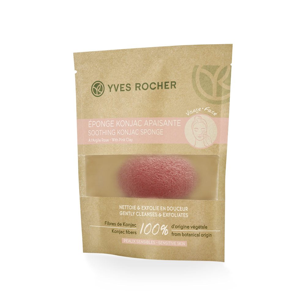 Soothing Konjac Sponge with Pink Clay Yves Rocher Jordan