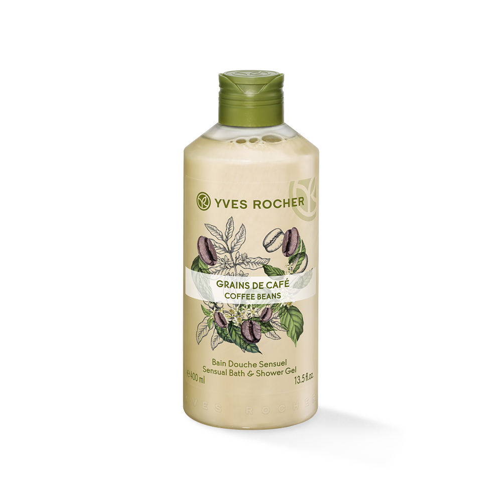 Coffee Bean Bath & Shower Gel 400ml Yves Rocher Jordan